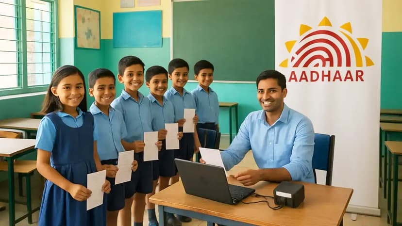 ಮಕ್ಕಳ ಆಧಾರ್ ಕಾರ್ಡ್ Update ಇನ್ನು ಶಾಲೆಯಲ್ಲಿ…ಏನಿದು ಕೇಂದ್ರದ ಹೊಸ ಯೋಜನೆ..?