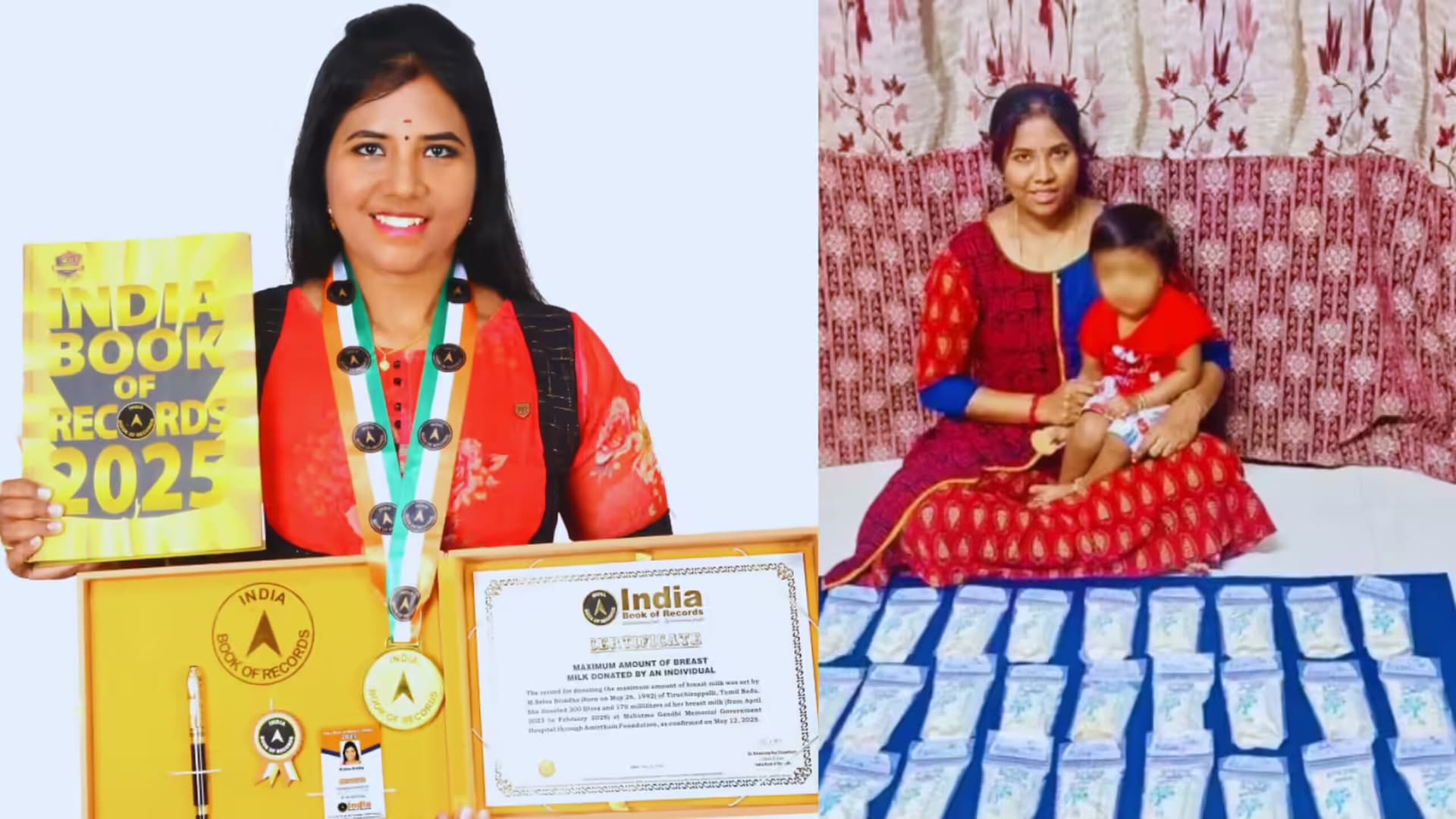 ಬರೋಬ್ಬರಿ 300 ಲೀ. ಎದೆಹಾಲು ದಾನ ಮಾಡಿದ ಮಹಾತಾಯಿ:
ತಾಯಿಗೆ ಸಿಕ್ಕ ಸರ್ಟಿಫಿಕೇಟ್ ಏನು ಗೊತ್ತೇ..?